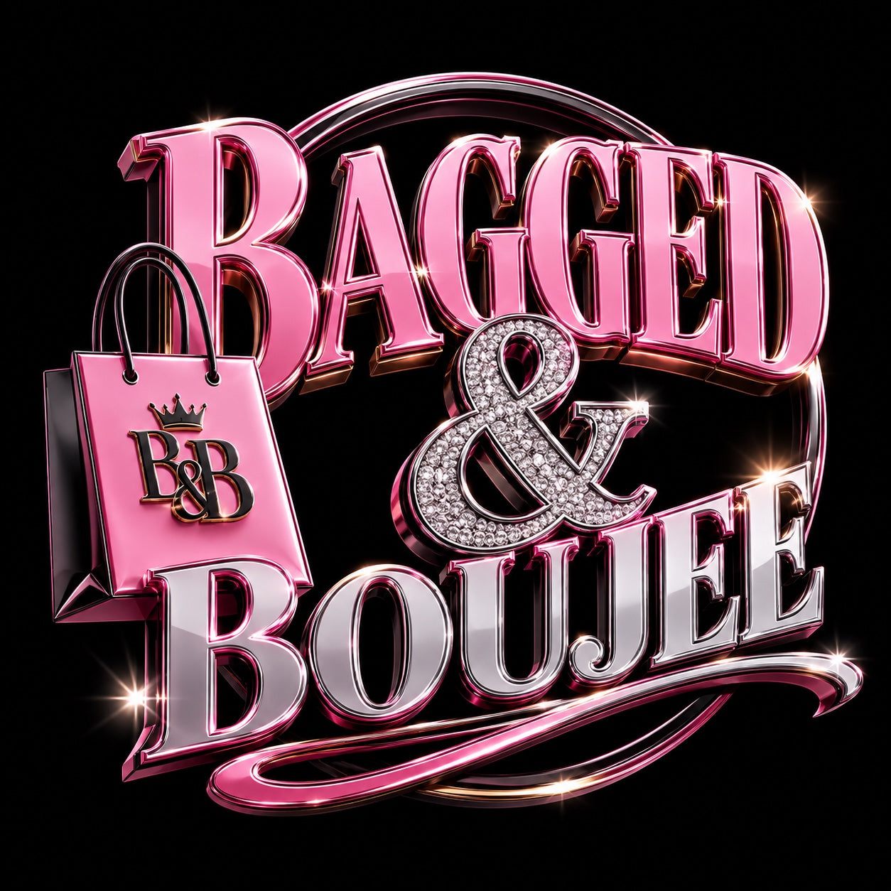 Bagged & Boujee logo